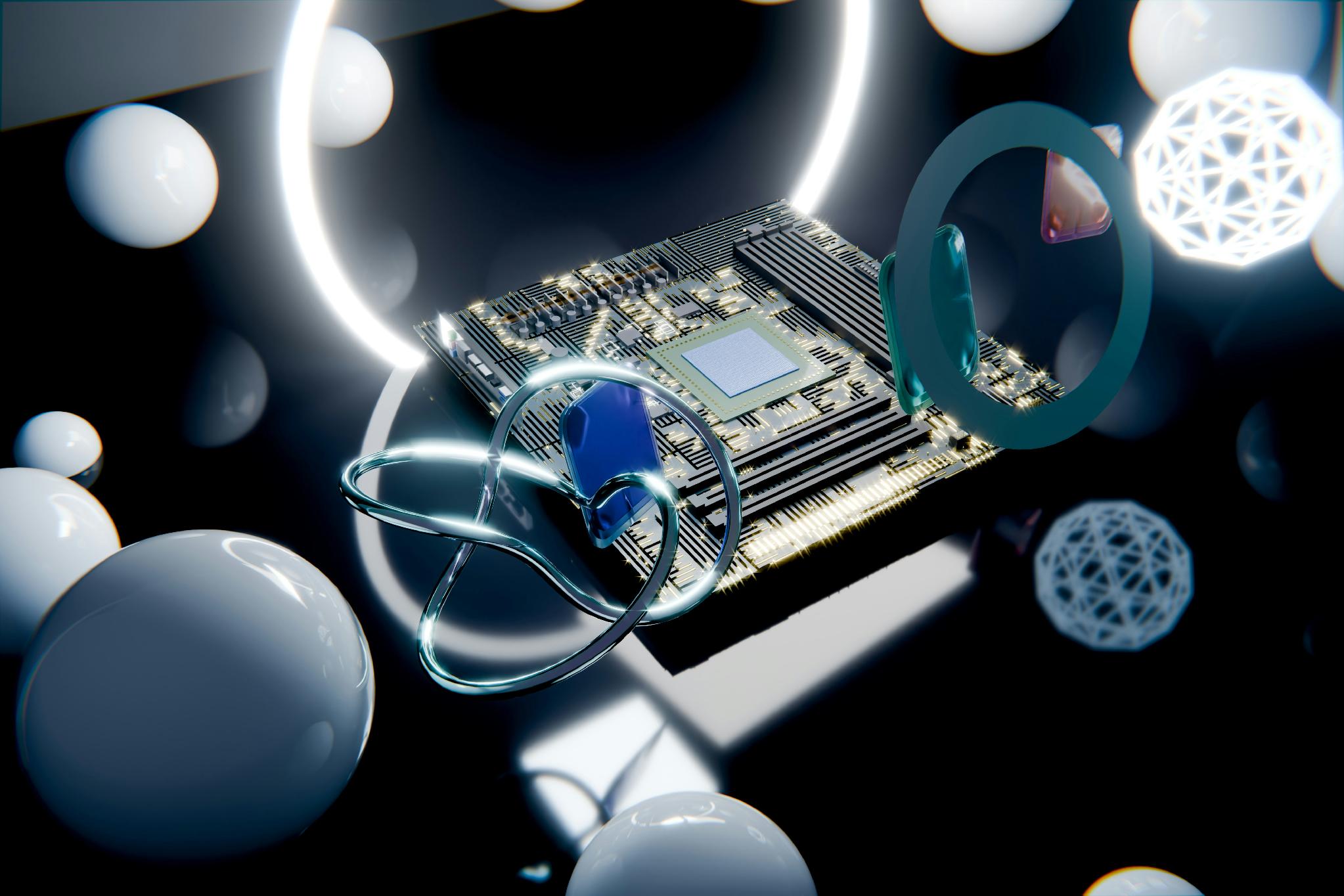 Quantum computing concept